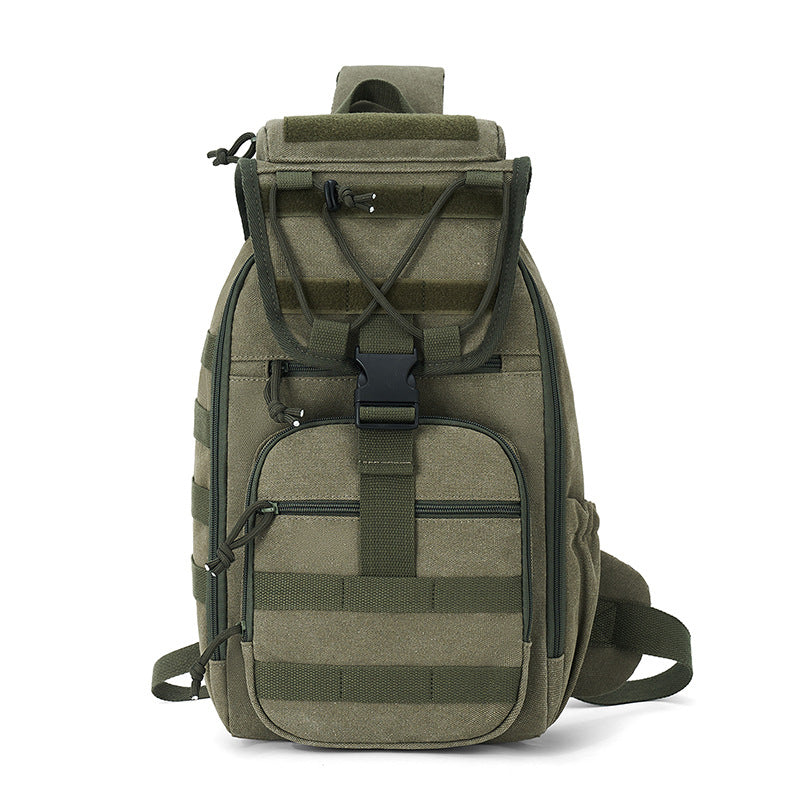 Unisex Sling-reppu Monikäyttöinen Taktinen Design 8