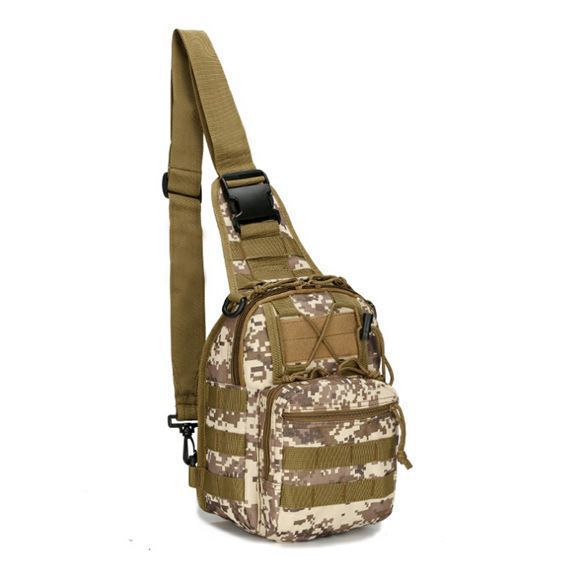 Unisex Sling-reppu Monitoimilokerolla Käytännölliseen Arkeen 5