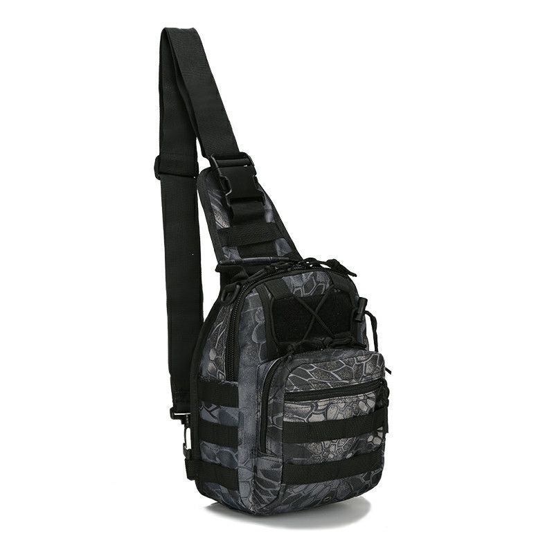 Unisex Sling-reppu Monitoimilokerolla Käytännölliseen Arkeen 7