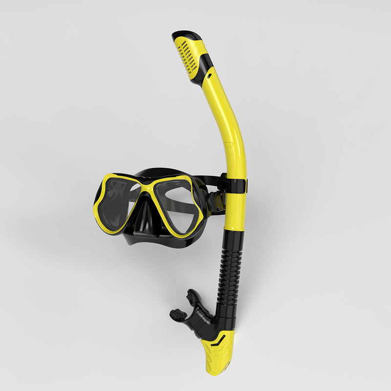 Unisex Snorkkelimaski Ergonomisella Istuvuudella ja Laajalla Näkökentällä 0