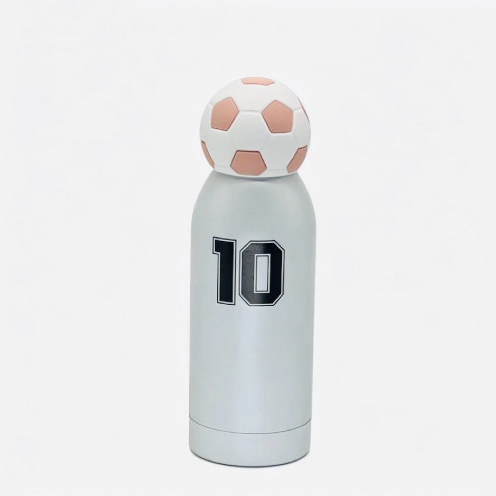 Unisex Sporty Water Bottle With Playful Football Cap 5