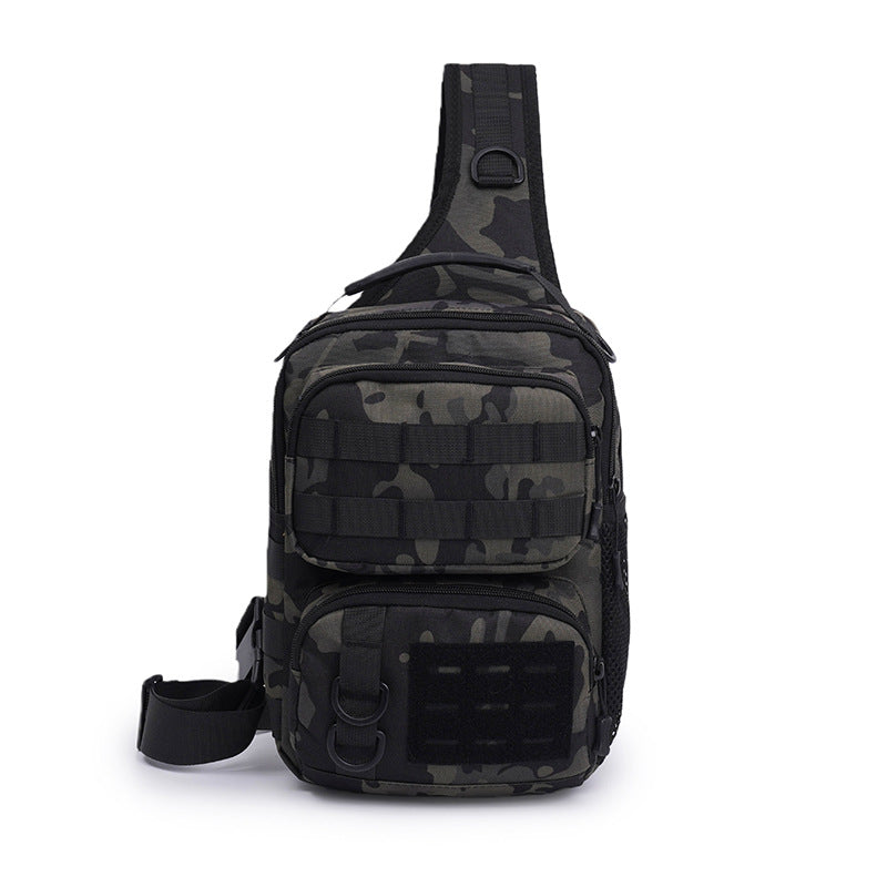 Unisex Tactical Sling Bag Monipuolinen Käytännöllinen 3