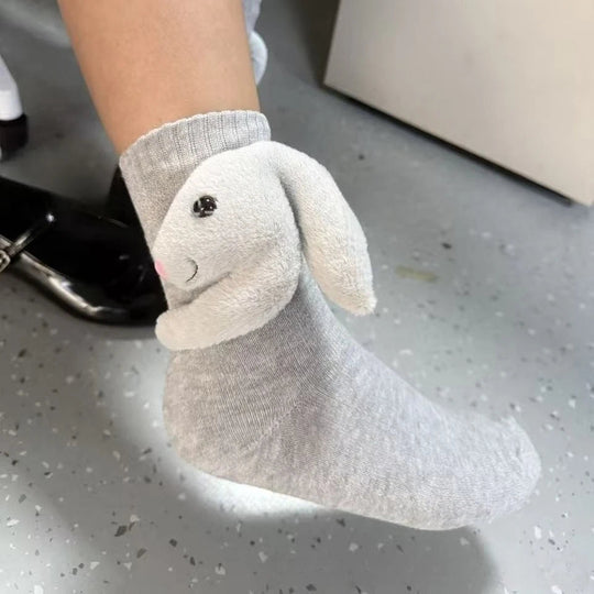 Unisex Talosukat 3D-Eläinkorostuksella Leikkisästi Mukautuva 7