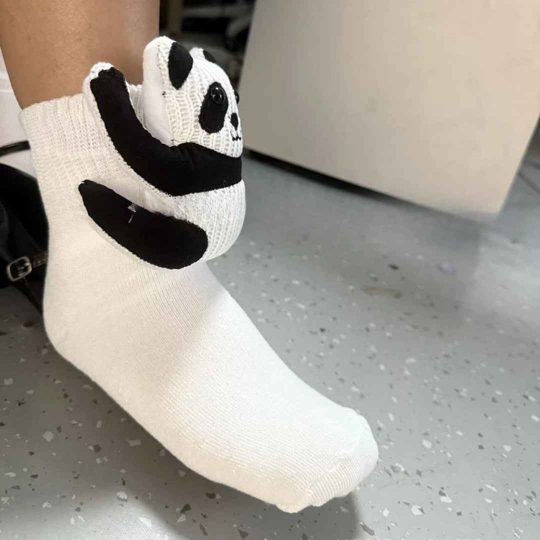 Unisex Talosukat 3D-Eläinkorostuksella Leikkisästi Mukautuva 8