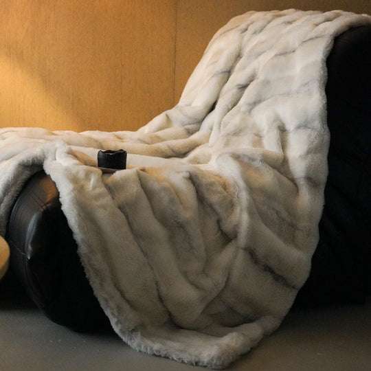 Unisex Tekoturkispeitto Tikattu Lämmin Heittohuopa 9