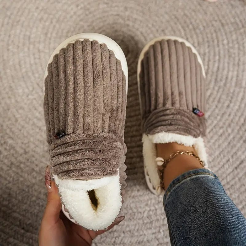 Unisex Tossut Pehmeä Plush Sisä- ja Ulkokäyttöön 7
