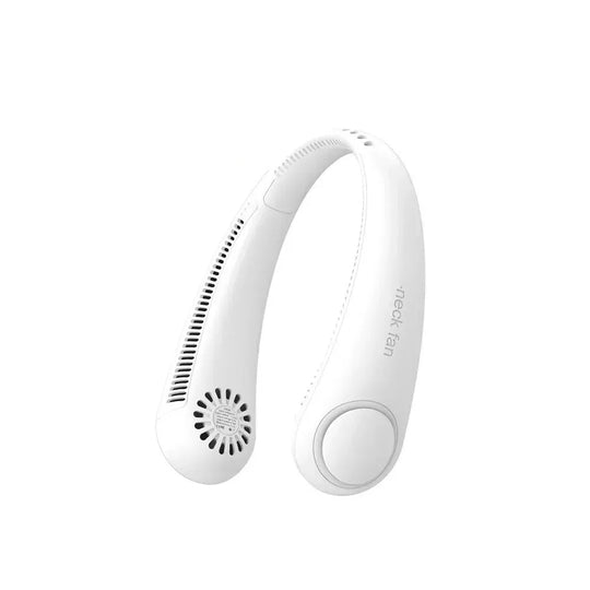 Unisex USB-Ladattava Kaulatuuletin Säädettävällä Tuulennopeudella LED-Näytöllä 7