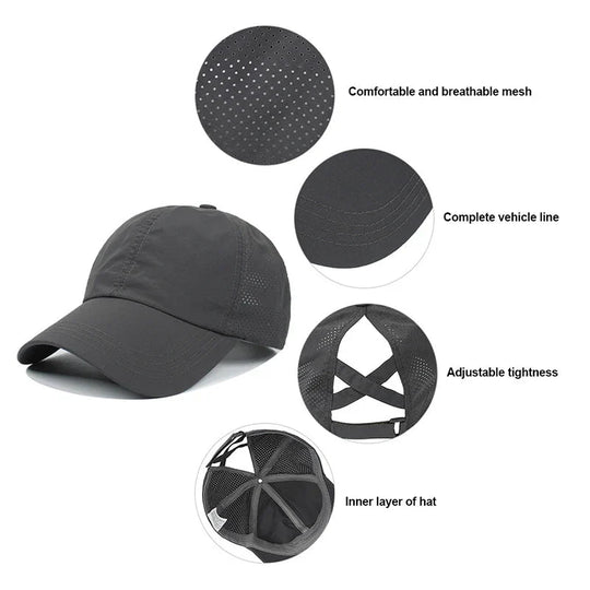Unisex Urheilulippis Verkkokankaasta 4