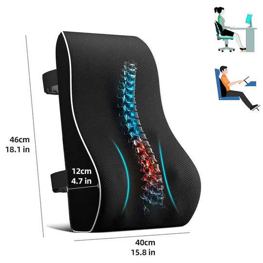Unisex ristiselän tuki ergonomisella muotoilulla 4