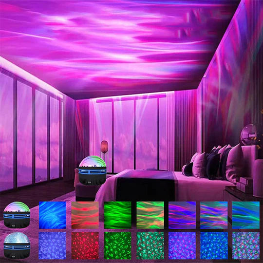 Valo- ja tähtiprojektori Revontuli-ilmiö 3