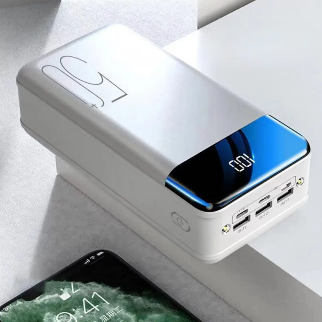 Varavirtalähde 100 000 mAh pikalatauksella - kannettava virtaratkaisu matkustamiseen ja hätätilanteisiin 2
