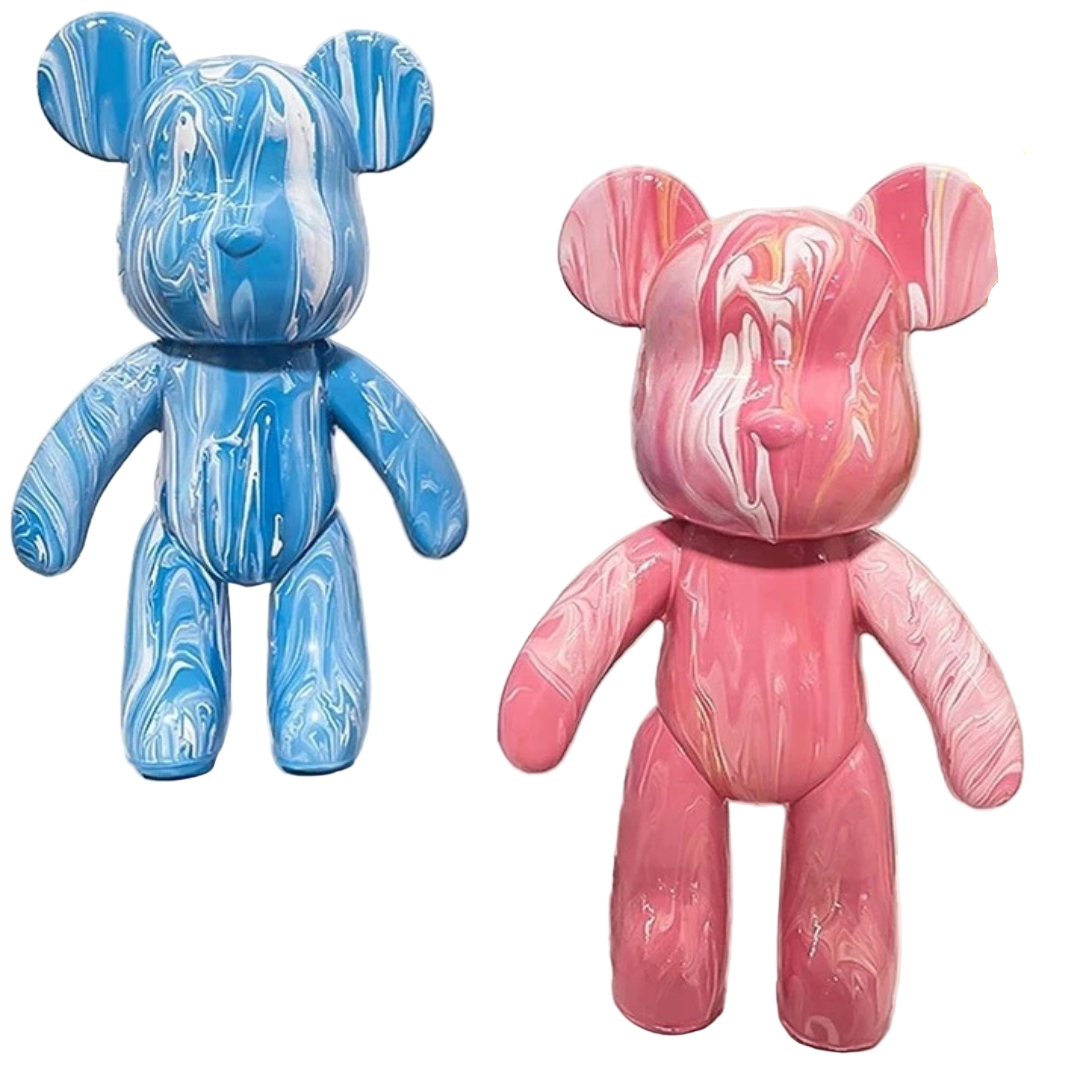 Värikäs Koriste-esine Karhun Muodossa 0