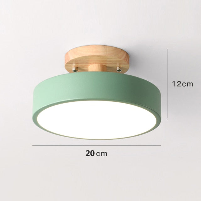 Värikäs LED-kattovalaisin Pohjoismaiseen Tyyliin 10