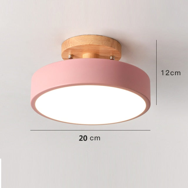 Värikäs LED-kattovalaisin Pohjoismaiseen Tyyliin 9