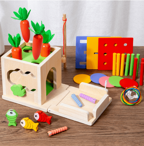 Vauvojen Oppimislelu ActivityCube Montessorin Inspiroimana 1