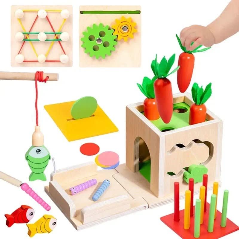 Vauvojen Oppimislelu ActivityCube Montessorin Inspiroimana 3