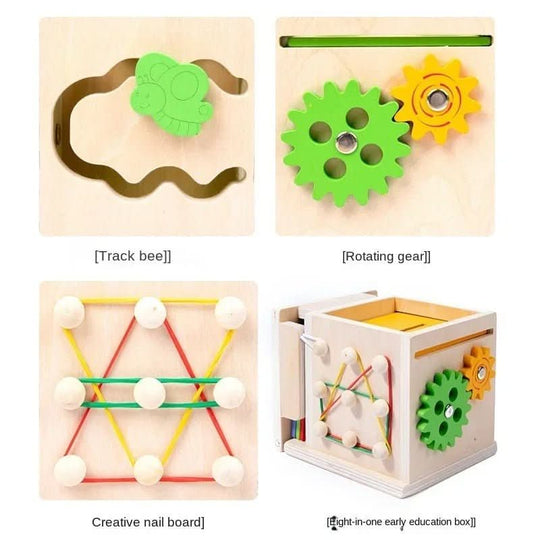 Vauvojen Oppimislelu ActivityCube Montessorin Inspiroimana 5