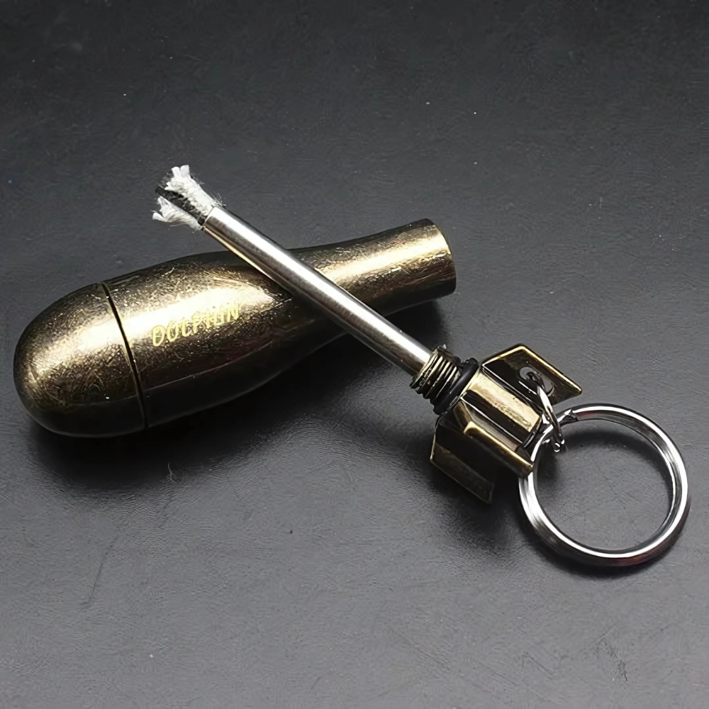 Vedenpitävä Flint Fire Starter Avaimenperä 0