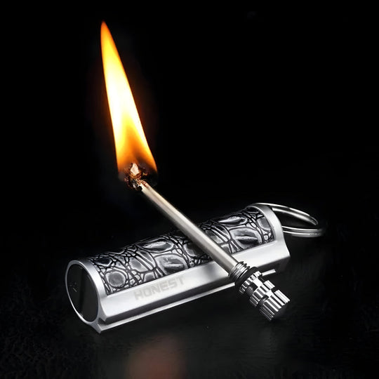 Vedenpitävä Flint Fire Starter Avaimenperä 6