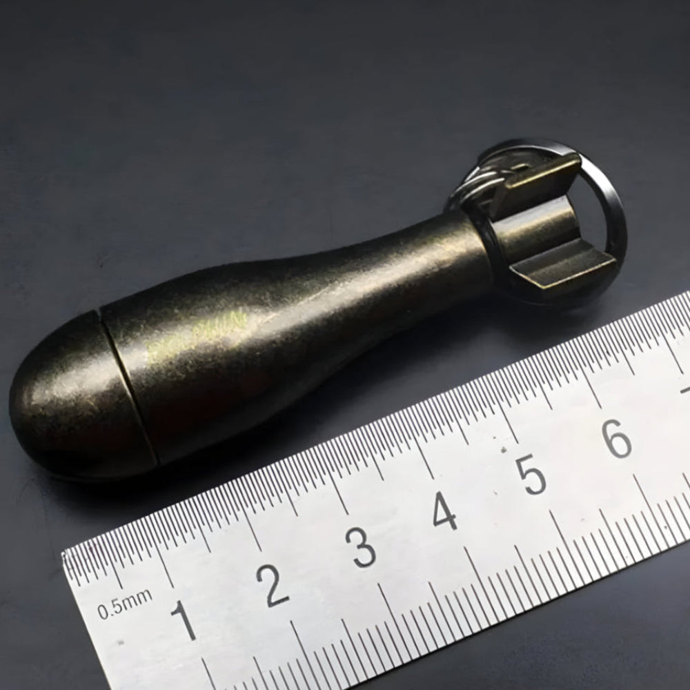 Vedenpitävä Flint Fire Starter Avaimenperä 8