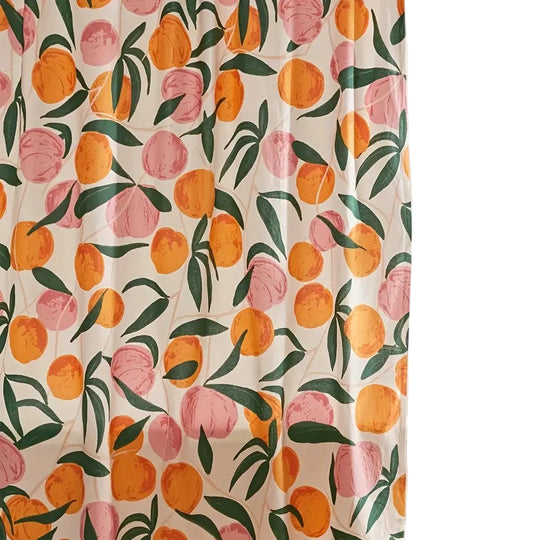 Vedenpitävä Suihkuverho Persikka - Tyylikäs Kylpyhuoneen Sisustus 0