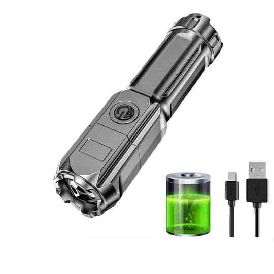 Vedenpitävä Taskulamppu 100000 Lumenia Monipuolisilla Valotiloilla 2