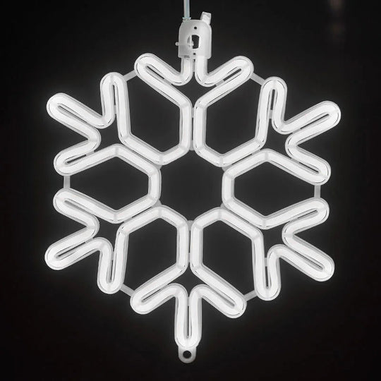 Vedenpitävät LED-lumihiutalevalot Talvikoristeisiin 4