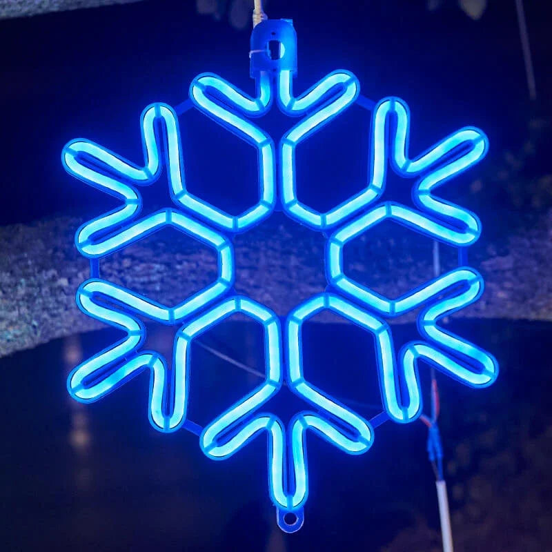 Vedenpitävät LED-lumihiutalevalot Talvikoristeisiin 5