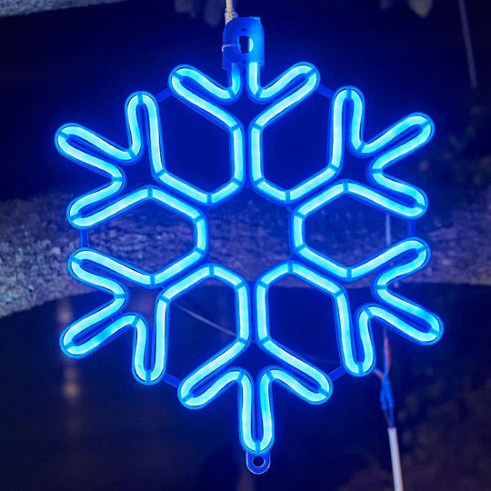 Vedenpitävät LED-lumihiutalevalot Talvikoristeisiin 5