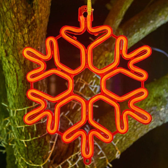 Vedenpitävät LED-lumihiutalevalot Talvikoristeisiin 7