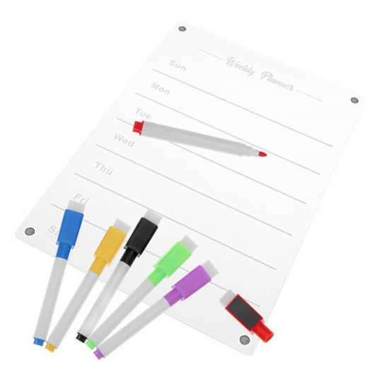 Viikoittainen Jääkaappisuunnittelija Magneettinen Kirkas Design 1