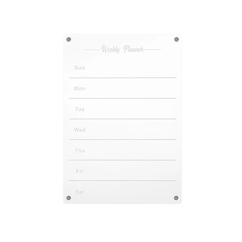Viikoittainen Jääkaappisuunnittelija Magneettinen Kirkas Design 2