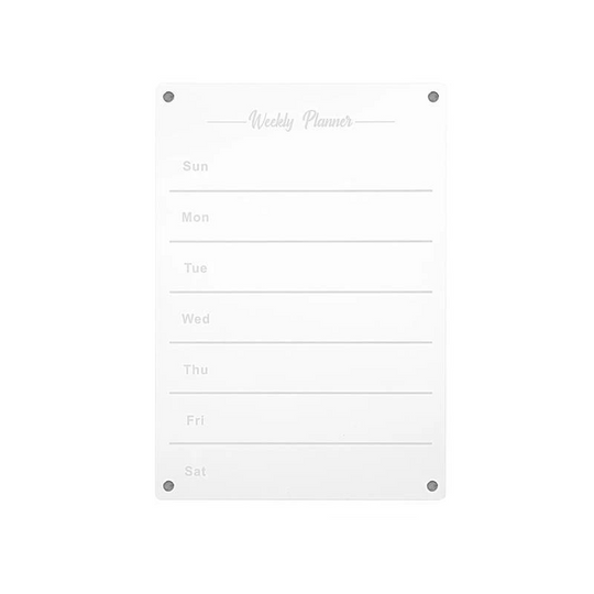 Viikoittainen Jääkaappisuunnittelija Magneettinen Kirkas Design 2