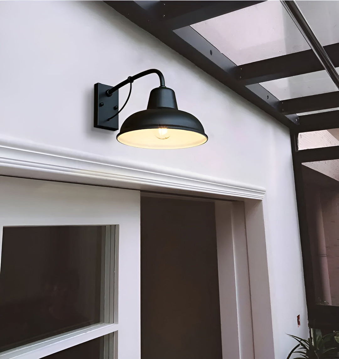 Vintage Seinävalaisin Teollisella Tyylillä Sisälle ja Ulkokäyttöön 3