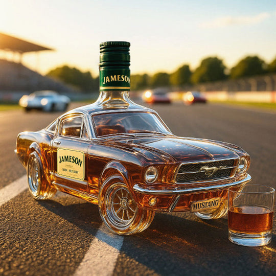 Viski- ja Bourbon-karaffi Mustang-auton muotoisena 5