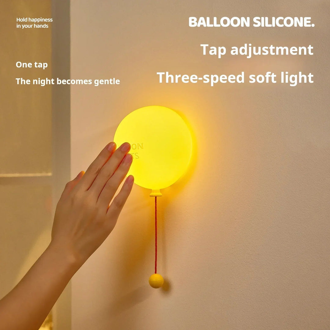 Yölamppu Pehmeä Glow Ilmapallo Minimalistinen Muotoilu 4