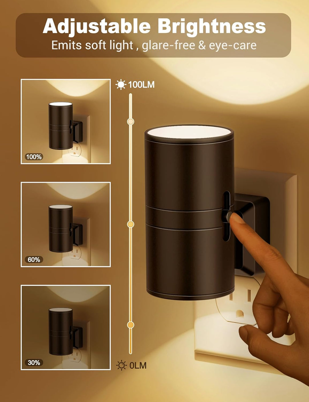 Yövalaisin LED Himmennettävä Moderni 1