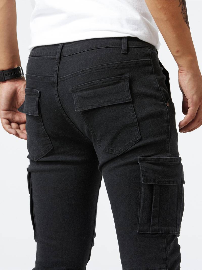 Miesten Lajihousut Moderni Slim Fit Korkealaatuinen Puuvilla Elastaani-5