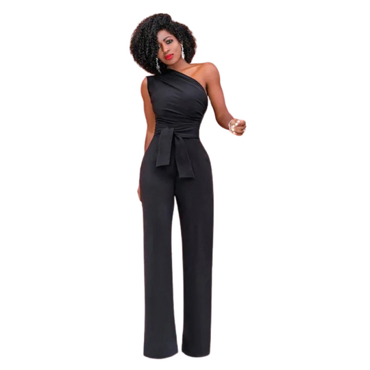Yksi olkapää Bodycon Jumpsuit