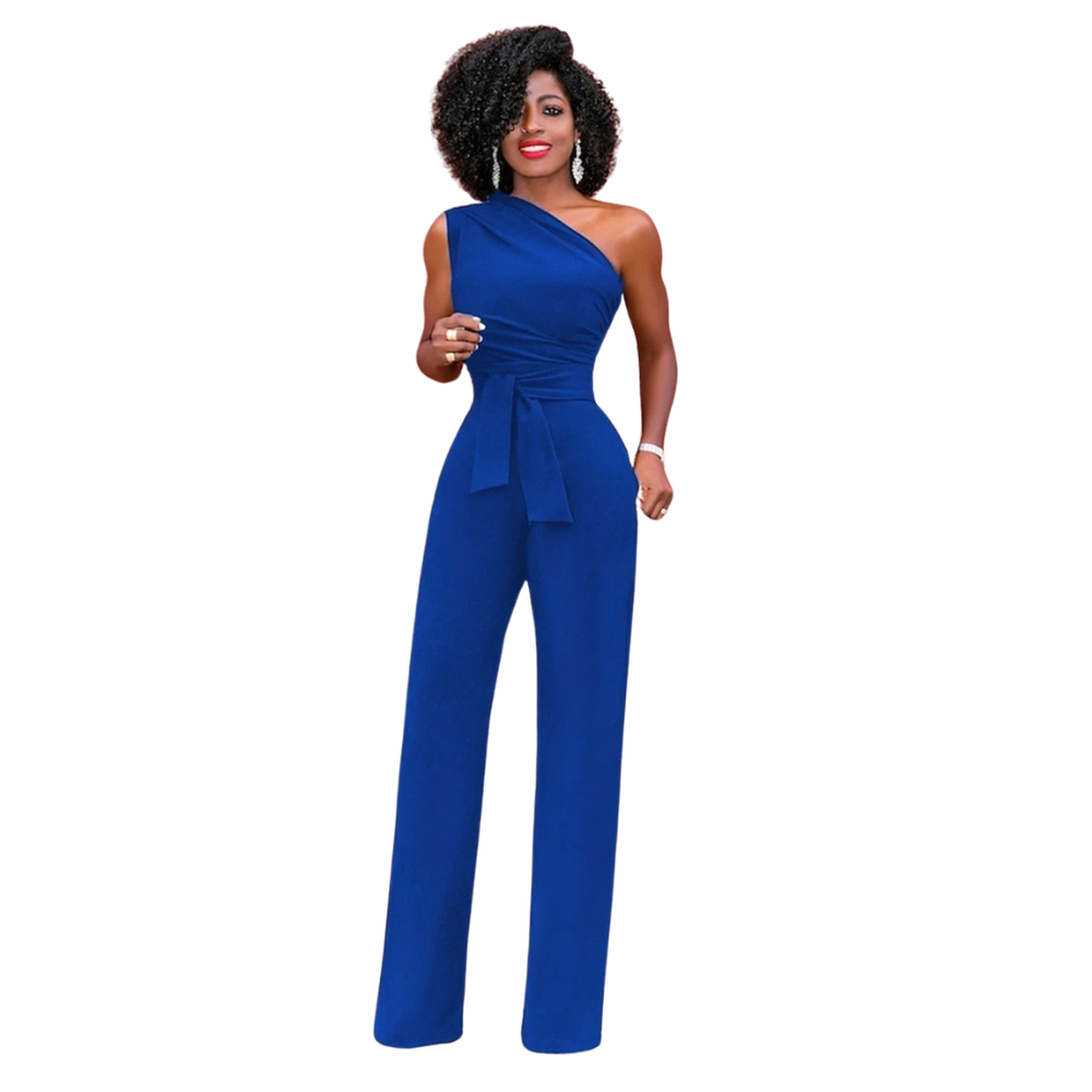 Yksi olkapää Bodycon Jumpsuit