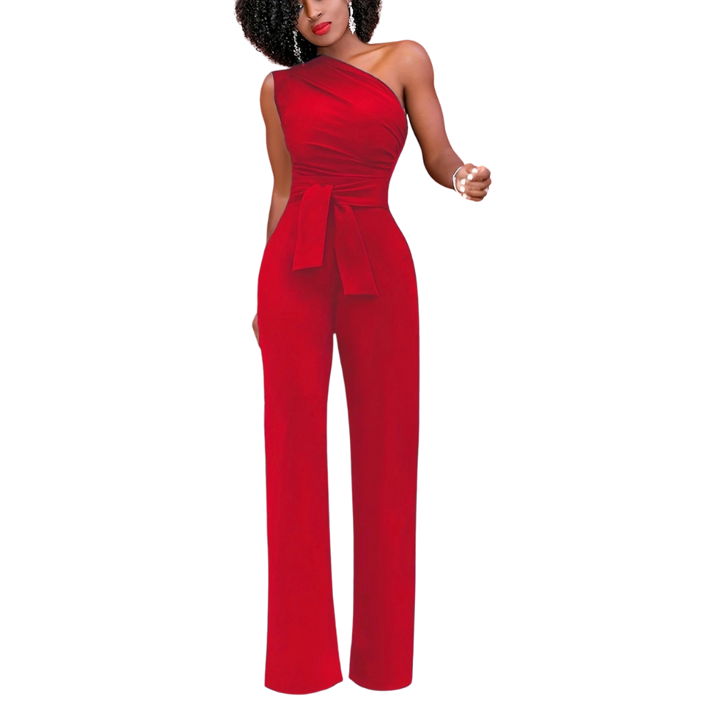Yksi olkapää Bodycon Jumpsuit