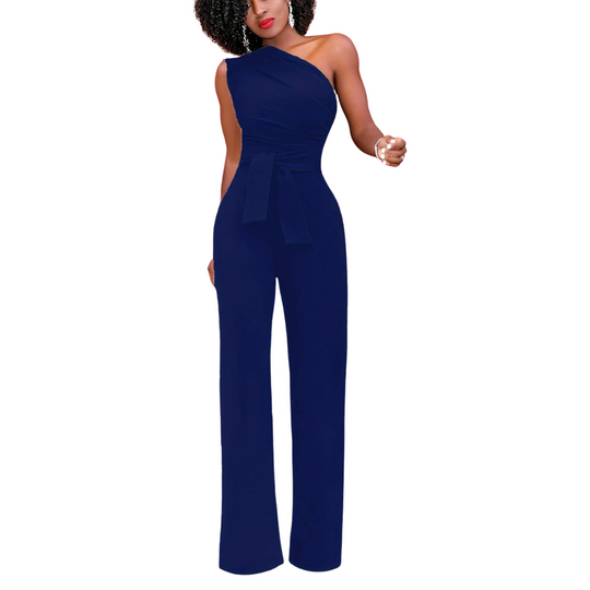 Yksi olkapää Bodycon Jumpsuit