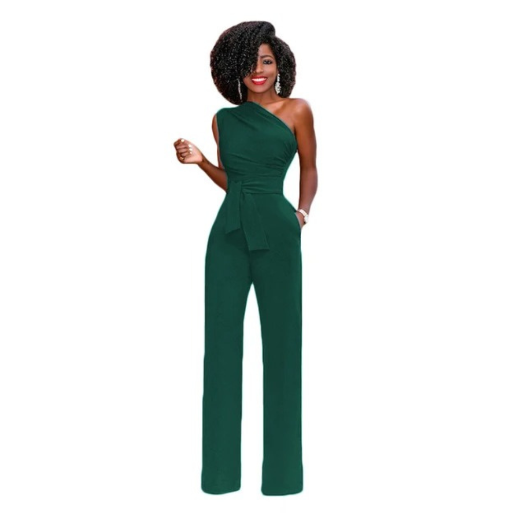 Yksi olkapää Bodycon Jumpsuit