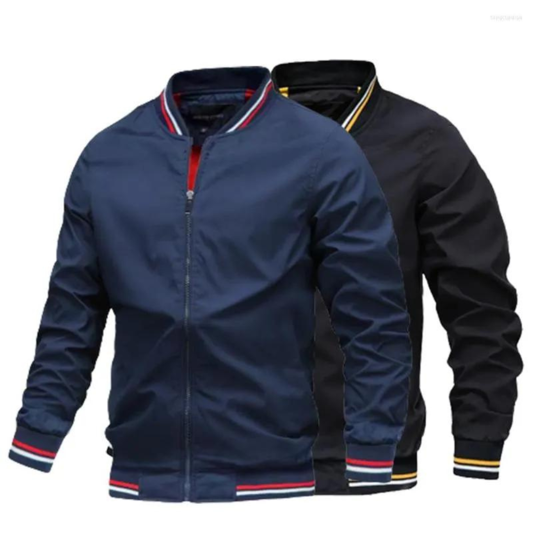 Miesten Slim Fit Bomber-takki