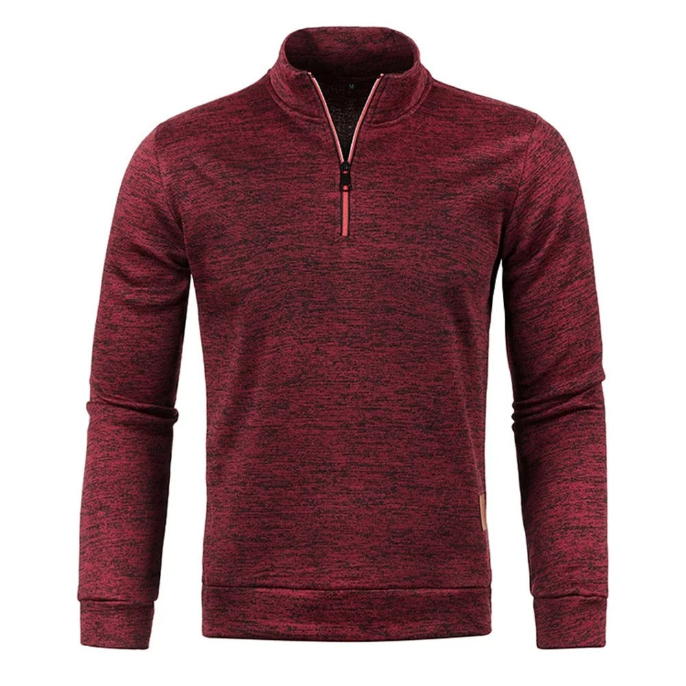 Miesten Turtleneck Half vetoketju huppari