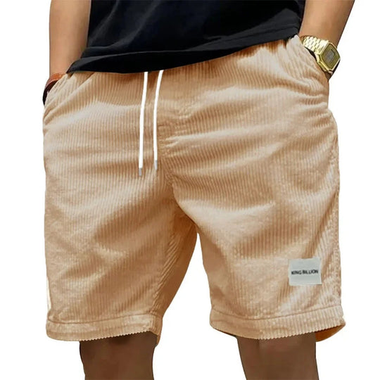 Miesten vintage-corduroy-cargoshortsit