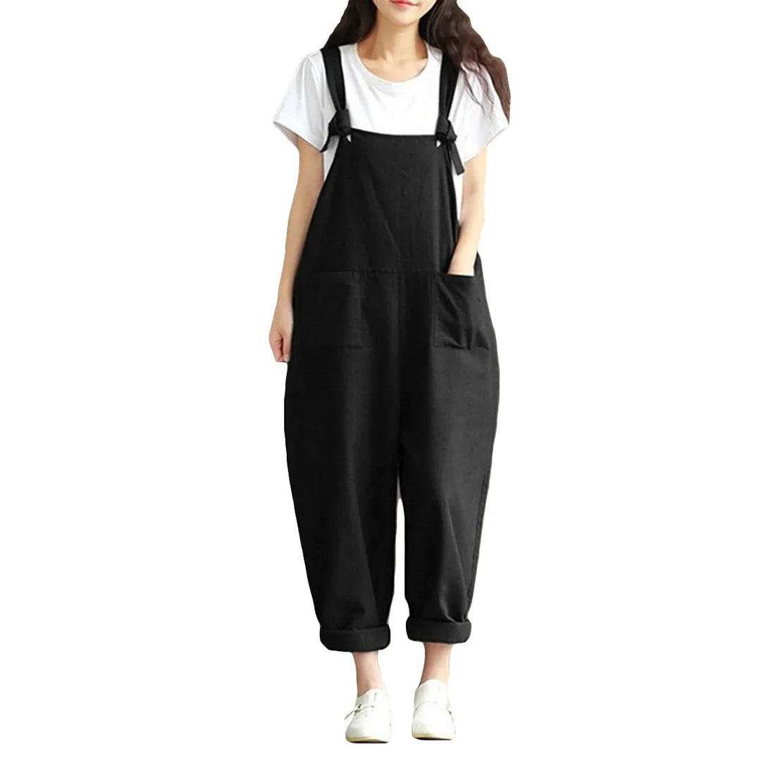Naisten löysä rento Harem haalari Jumpsuit