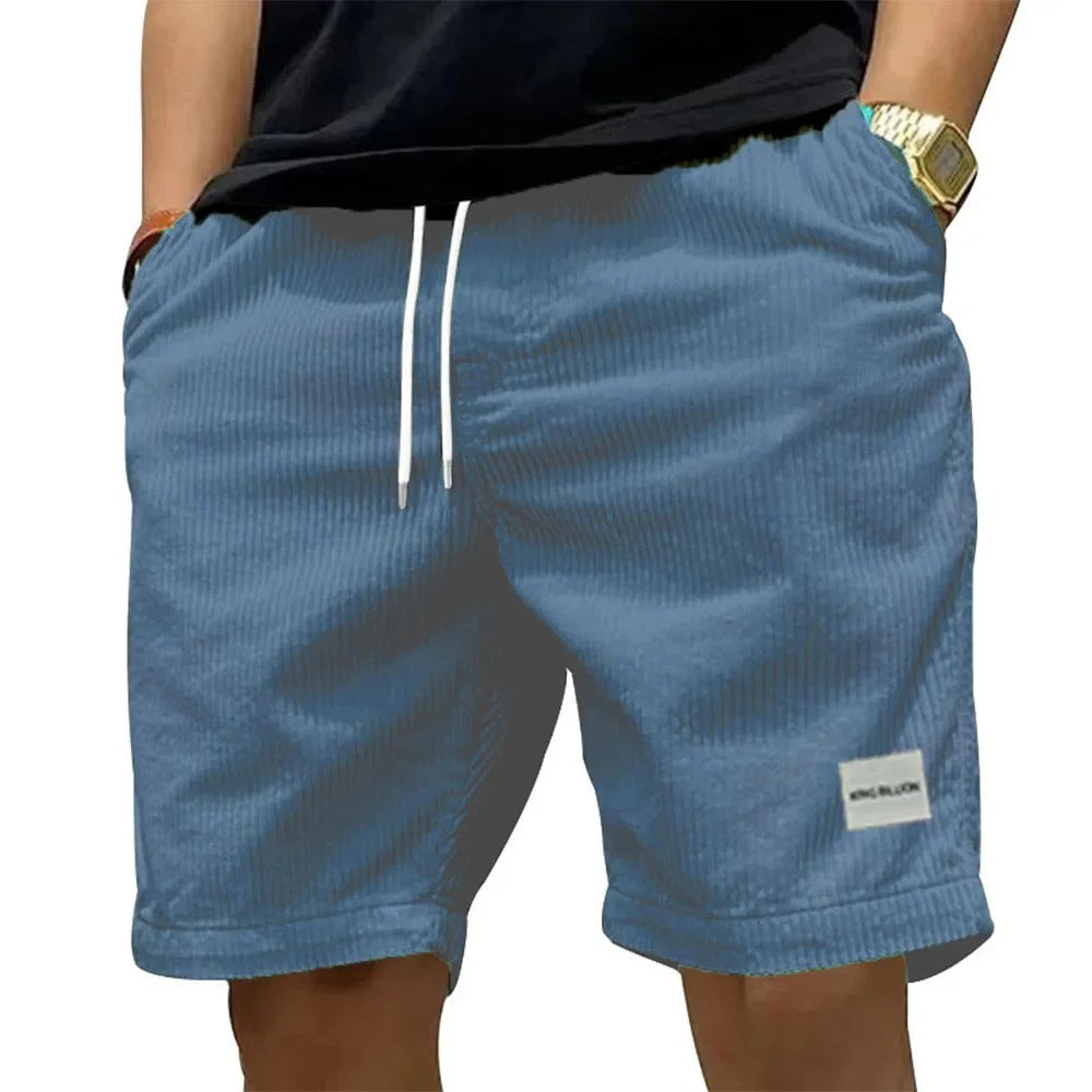 Miesten vintage-corduroy-cargoshortsit