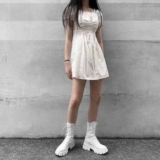 Naisten Mid Calf saappaat