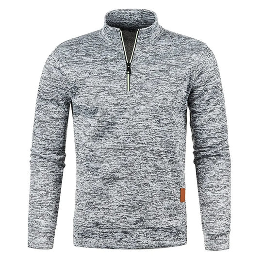 Miesten Turtleneck Half vetoketju huppari
